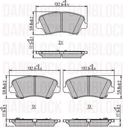 DAN-BLOCK DB 511436 - Jarrupala, levyjarru inparts.fi