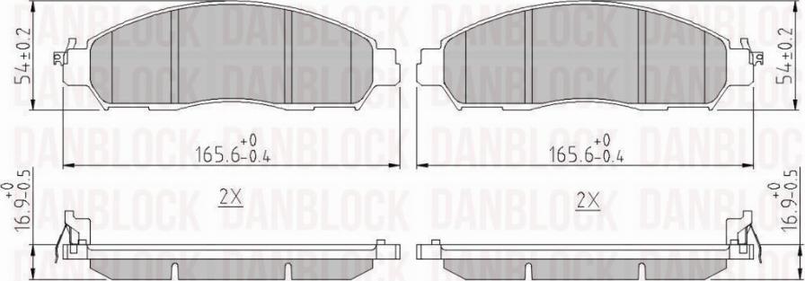 DAN-BLOCK DB 511430 - Jarrupala, levyjarru inparts.fi