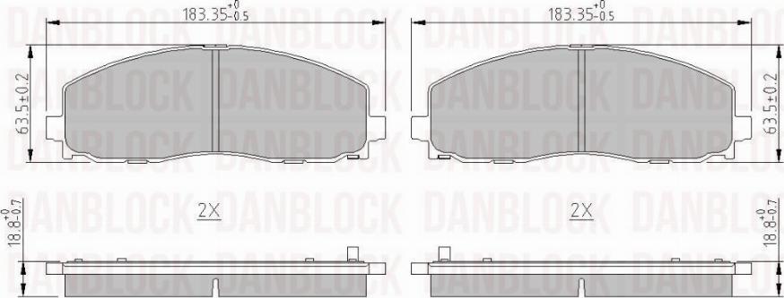 DAN-BLOCK DB 511051 - Jarrupala, levyjarru inparts.fi