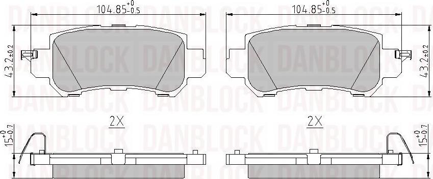 DAN-BLOCK DB 511052 - Jarrupala, levyjarru inparts.fi