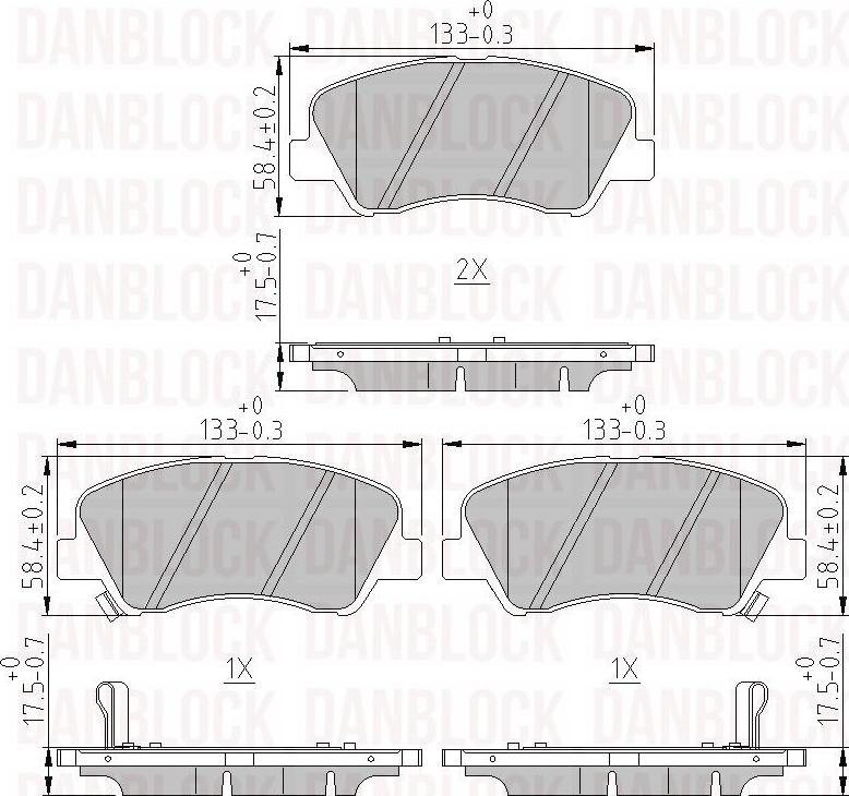 DAN-BLOCK DB 511003 - Jarrupala, levyjarru inparts.fi