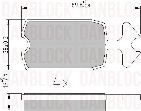 DAN-BLOCK DB 511014 - Jarrupala, levyjarru inparts.fi