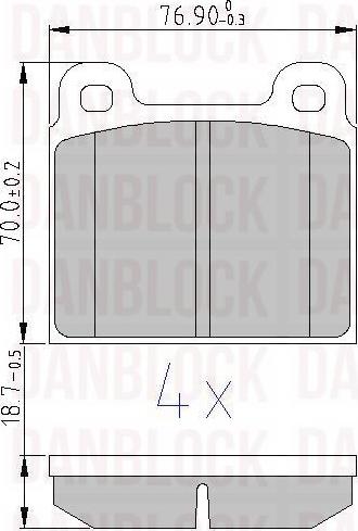 DAN-BLOCK DB 511018 - Jarrupala, levyjarru inparts.fi