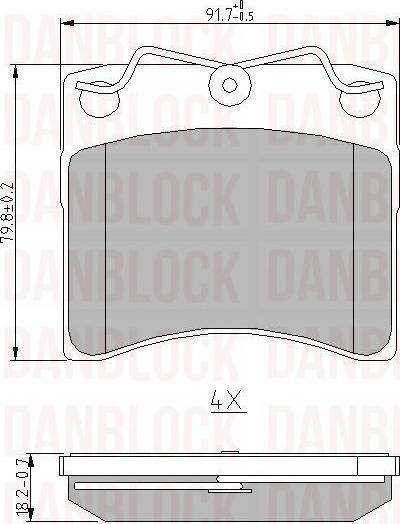 DAN-BLOCK DB 511021 - Jarrupala, levyjarru inparts.fi