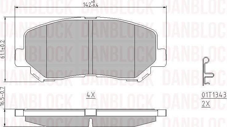 DAN-BLOCK DB 511070 - Jarrupala, levyjarru inparts.fi