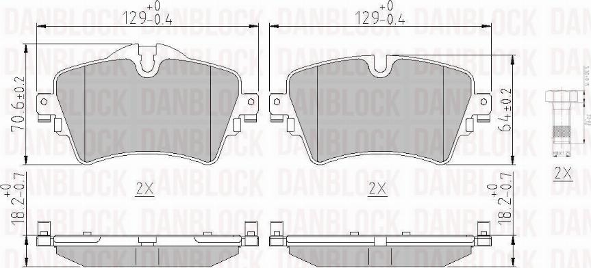 DAN-BLOCK DB 511196 - Jarrupala, levyjarru inparts.fi