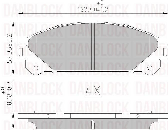 DAN-BLOCK DB 511155 - Jarrupala, levyjarru inparts.fi