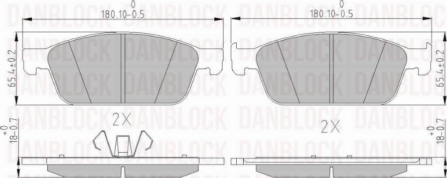 DAN-BLOCK DB 511107 - Jarrupala, levyjarru inparts.fi