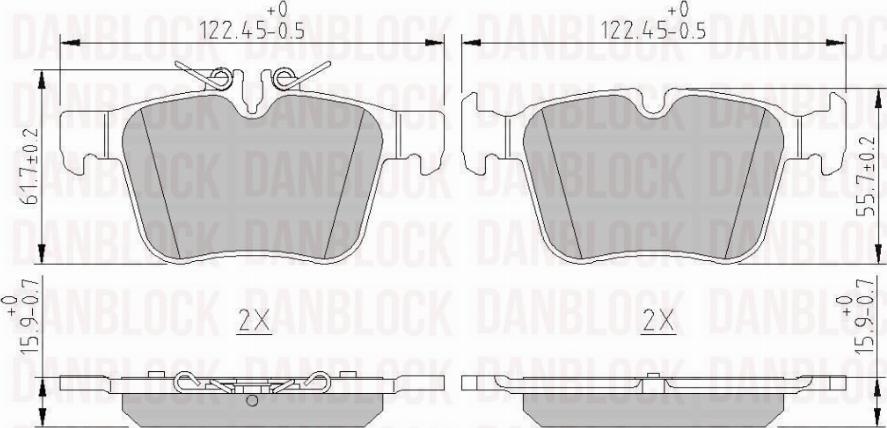 DAN-BLOCK DB 511189 - Jarrupala, levyjarru inparts.fi