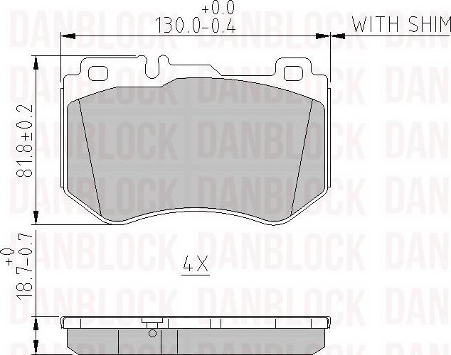 DAN-BLOCK DB 511188 - Jarrupala, levyjarru inparts.fi