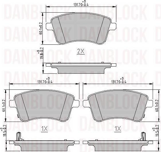 DAN-BLOCK DB 511131 - Jarrupala, levyjarru inparts.fi