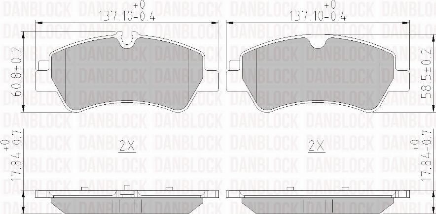 DAN-BLOCK DB 511129 - Jarrupala, levyjarru inparts.fi