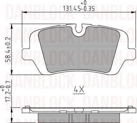 DAN-BLOCK DB 511126 - Jarrupala, levyjarru inparts.fi