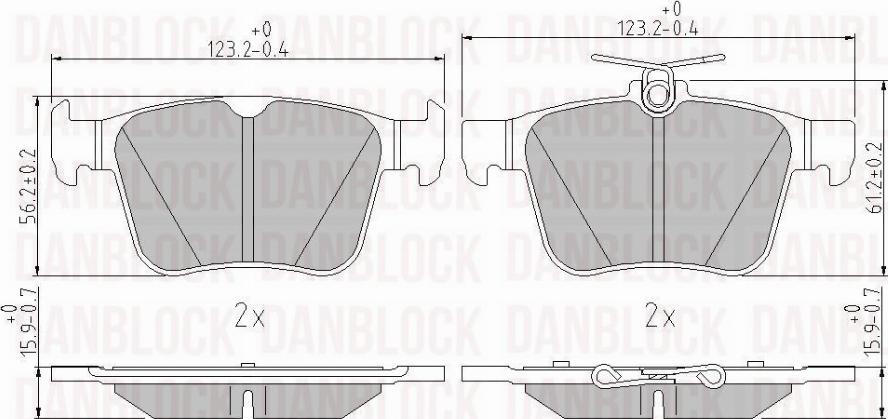 DAN-BLOCK DB 511120 - Jarrupala, levyjarru inparts.fi