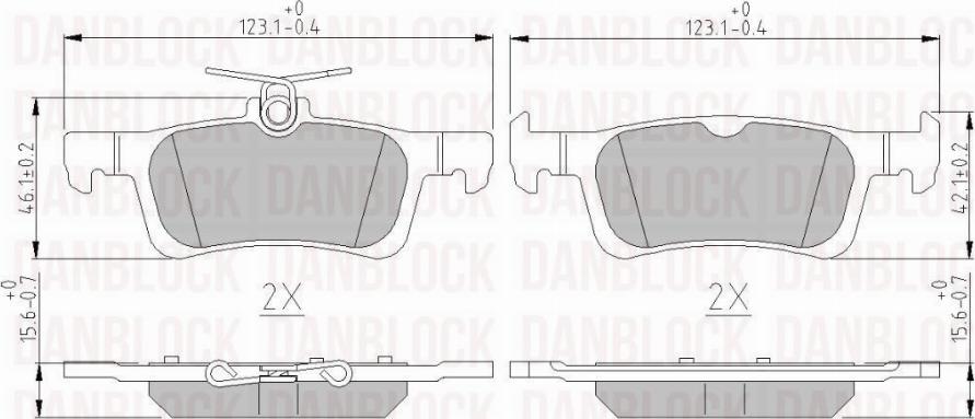 DAN-BLOCK DB 511175 - Jarrupala, levyjarru inparts.fi