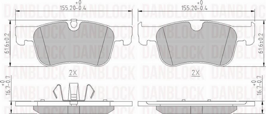 DAN-BLOCK DB 511170 - Jarrupala, levyjarru inparts.fi