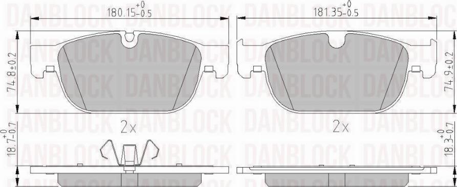 DAN-BLOCK DB 511359 - Jarrupala, levyjarru inparts.fi