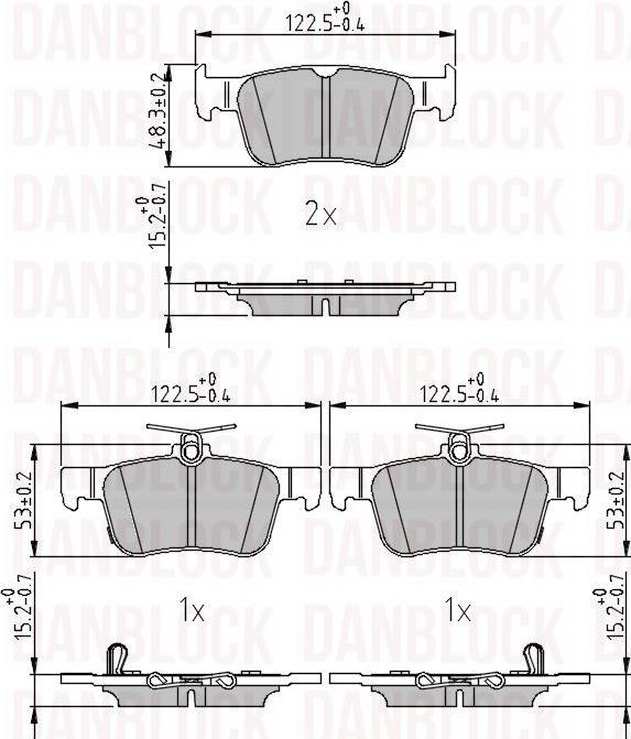 DAN-BLOCK DB 511360 - Jarrupala, levyjarru inparts.fi