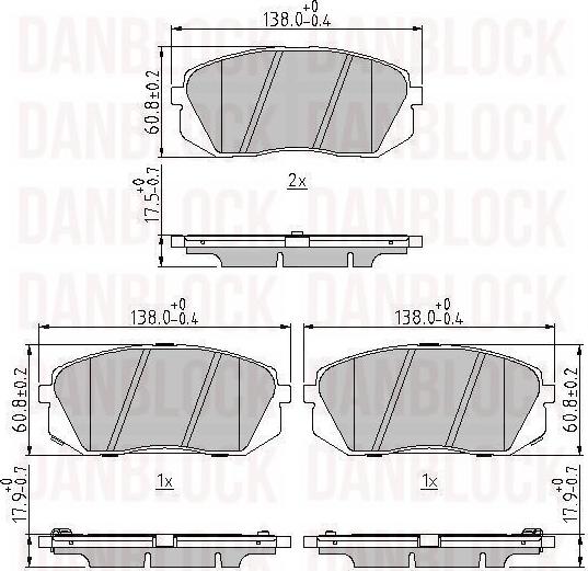 DAN-BLOCK DB 511309 - Jarrupala, levyjarru inparts.fi