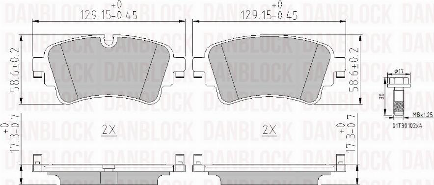 DAN-BLOCK DB 511311 - Jarrupala, levyjarru inparts.fi