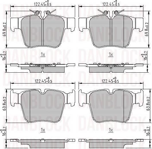 DAN-BLOCK DB 511332 - Jarrupala, levyjarru inparts.fi