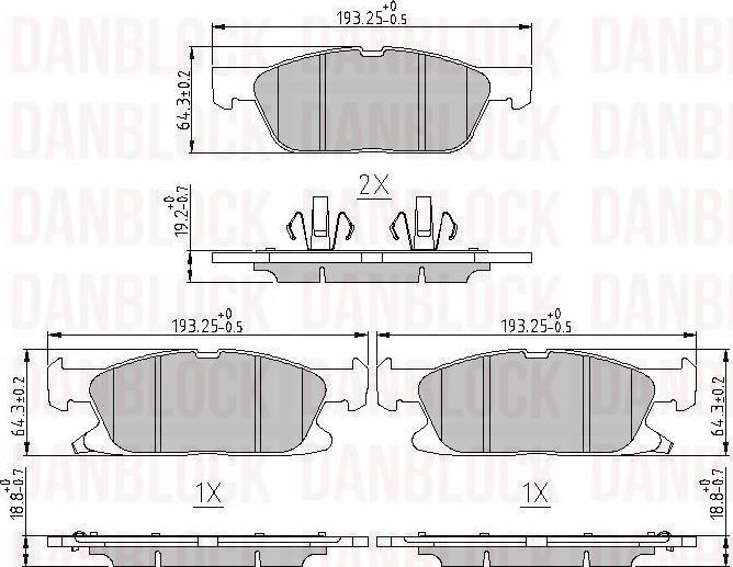 DAN-BLOCK DB 511321 - Jarrupala, levyjarru inparts.fi