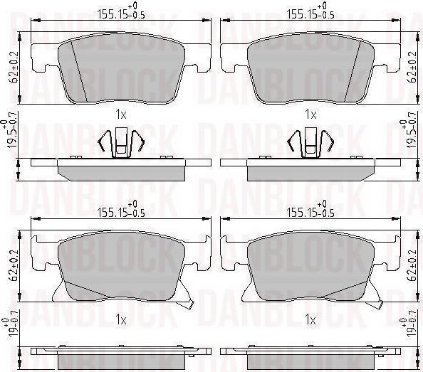 DAN-BLOCK DB 511323 - Jarrupala, levyjarru inparts.fi