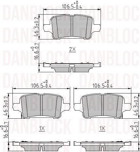 DAN-BLOCK DB 511322 - Jarrupala, levyjarru inparts.fi