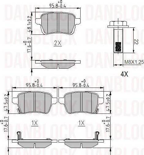 DAN-BLOCK DB 511219 - Jarrupala, levyjarru inparts.fi