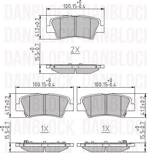 DAN-BLOCK DB 511216 - Jarrupala, levyjarru inparts.fi