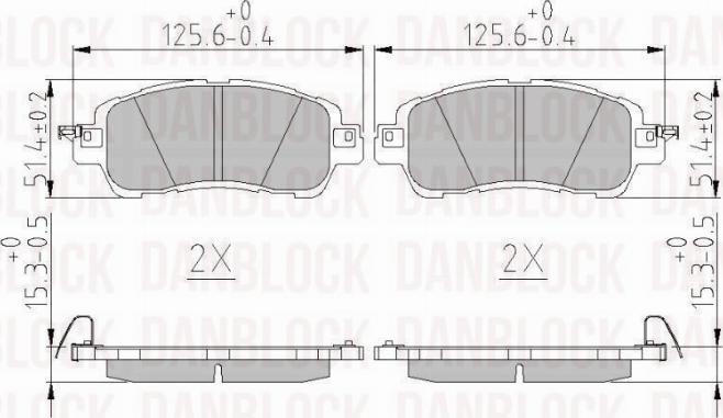 DAN-BLOCK DB 511286 - Jarrupala, levyjarru inparts.fi