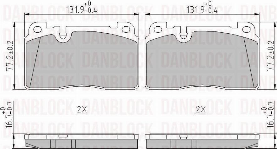 DAN-BLOCK DB 511287 - Jarrupala, levyjarru inparts.fi