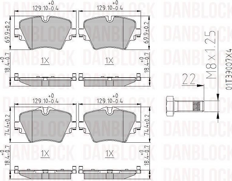 DAN-BLOCK DB 511239 - Jarrupala, levyjarru inparts.fi