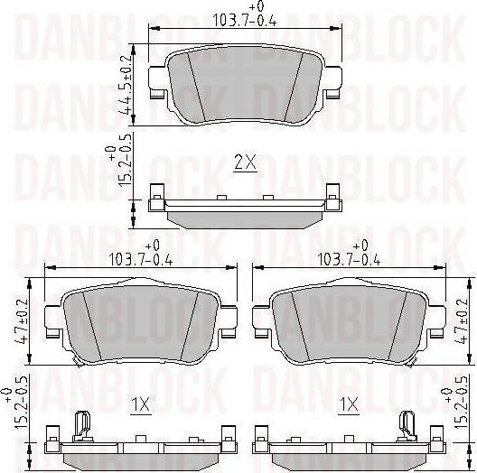 DAN-BLOCK DB 511230 - Jarrupala, levyjarru inparts.fi