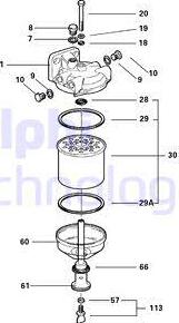 Delphi 5836B325 - Polttoainesuodatin inparts.fi