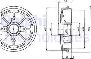 Delphi BF484 - Jarrurumpu inparts.fi