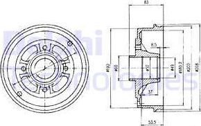 Delphi BF426 - Jarrurumpu inparts.fi