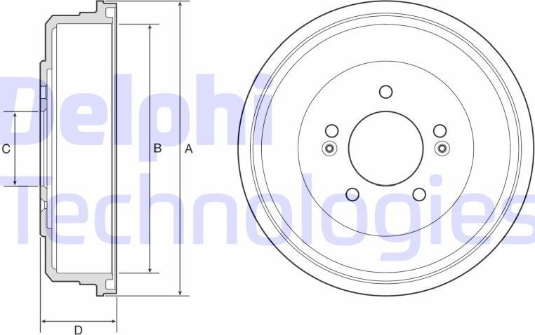 Delphi BF599 - Jarrurumpu inparts.fi