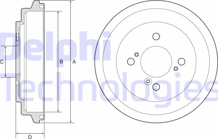 Delphi BF596 - Jarrurumpu inparts.fi