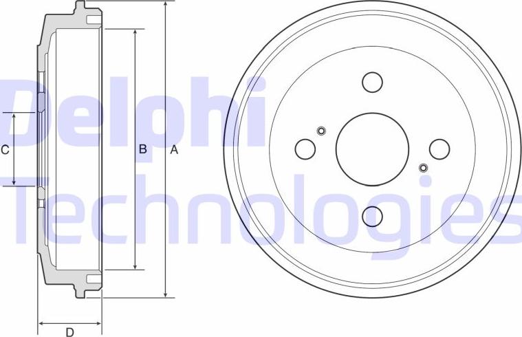 Delphi BF588 - Jarrurumpu inparts.fi