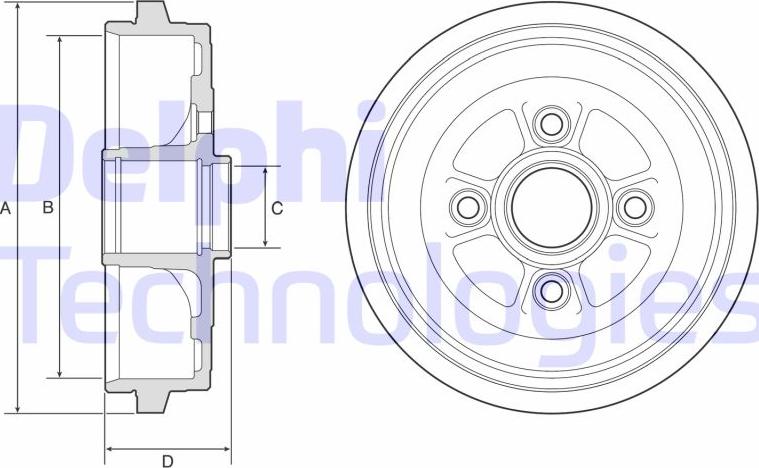 Delphi BF574 - Jarrurumpu inparts.fi