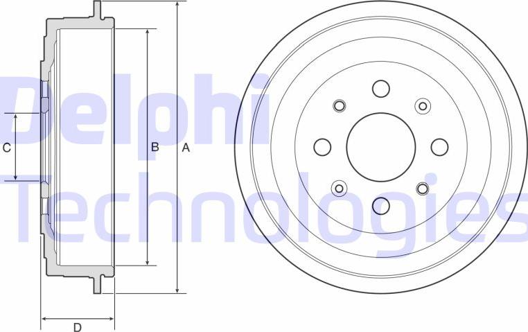 Delphi BF619 - Jarrurumpu inparts.fi