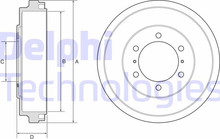 Delphi BF631 - Jarrurumpu inparts.fi