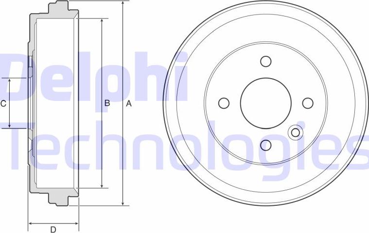 Delphi BF637 - Jarrurumpu inparts.fi