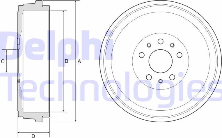 Delphi BF629 - Jarrurumpu inparts.fi