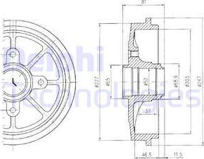 Delphi BF393 - Jarrurumpu inparts.fi