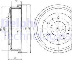 Delphi BF355 - Jarrurumpu inparts.fi