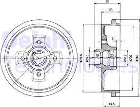 Delphi BF310 - Jarrurumpu inparts.fi