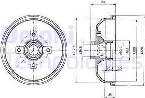 Delphi BF293 - Jarrurumpu inparts.fi