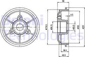 Delphi BF267 - Jarrurumpu inparts.fi